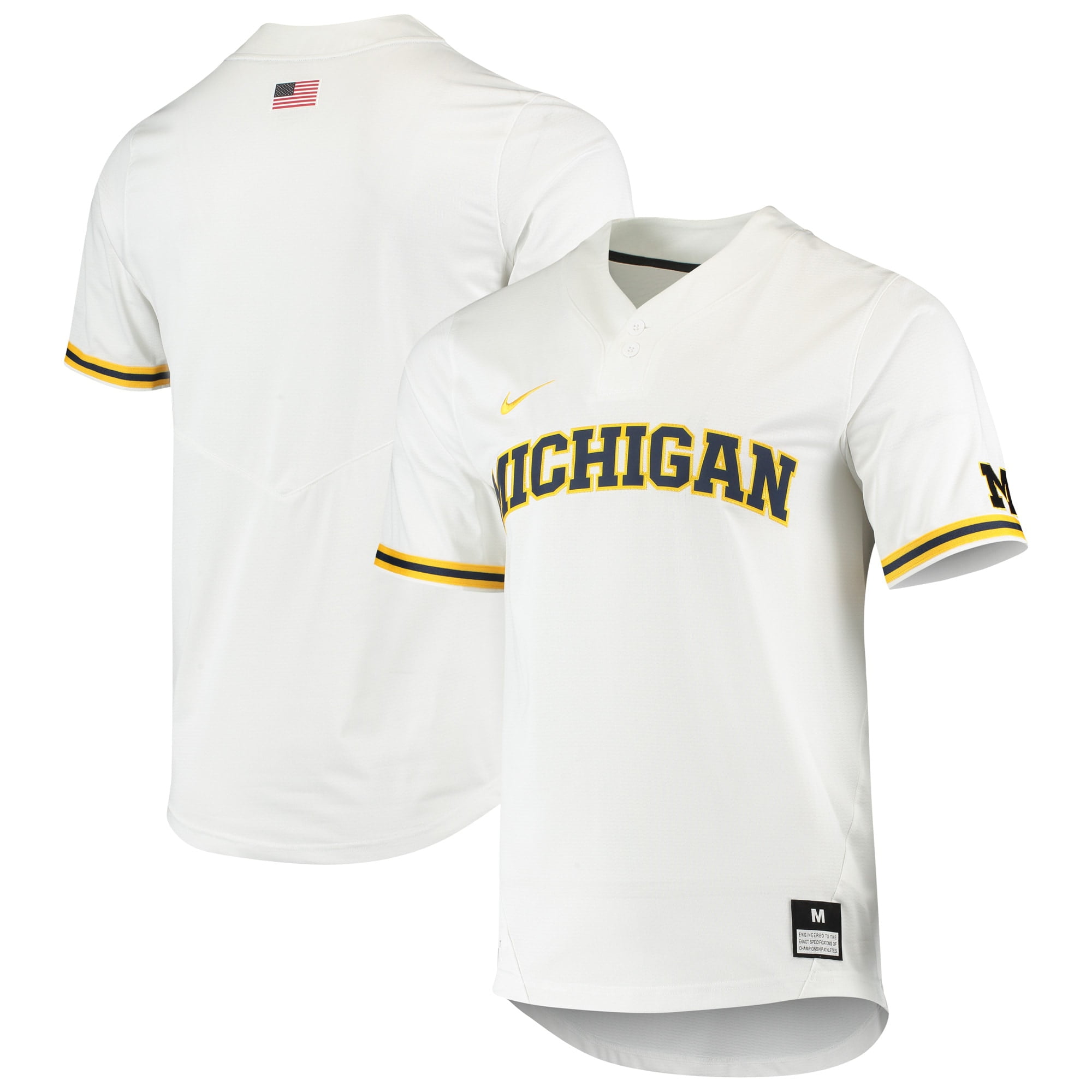 nike 2 button baseball jersey