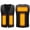 Black, variant on Dianli Heated V‑Neck Zippered Thermal Vest Rechargeable Electric Warmed Sleeveless Jacket Dual‑Zone Control Insulated Stretch Fabric Windproof Layering Piece for Outdoor Work Travel Winter Vest