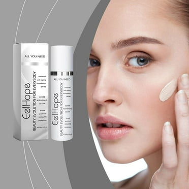 SDJMa Age Defying Foundation, Universal Tint, Light Sheer Coverage Tinted Face Sunscreen, Anti-Aging Tinted Moisturizer Cream - Foundation Serum for Women (50ml)