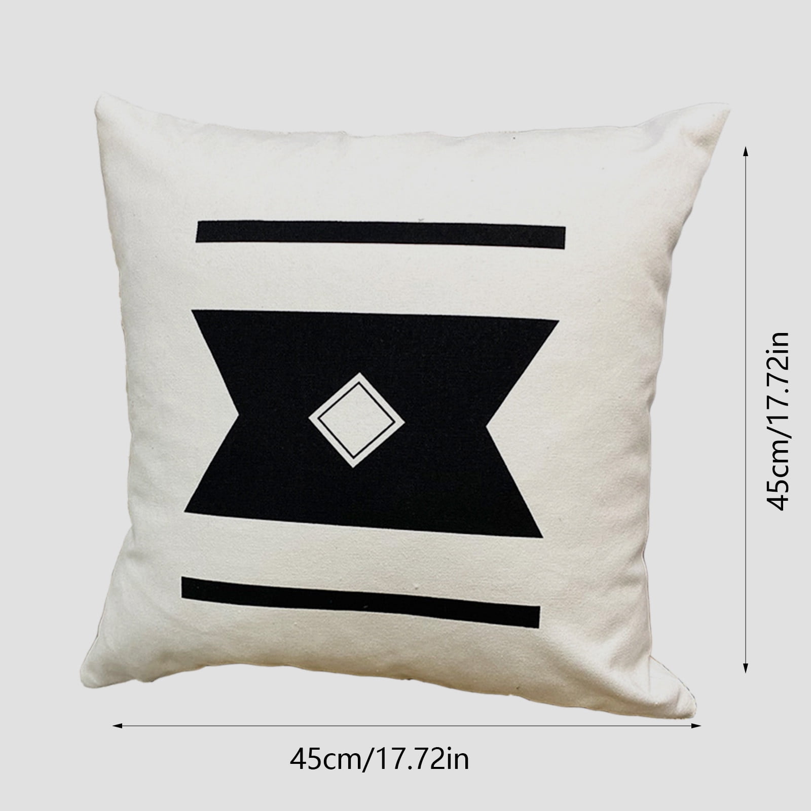 Naittoop Clearance 2024 Soft Decorative Throw Pillows Covers Bedside Pillowcase Living Room Sofa Cushion Office Waist Sofa Pillowcase Soft Decorative
