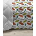 thumbnail image 3 of Abstract Down Alternative Comforter, Simple Creative Pattern of Vortex Motif, Microfiber Quilt for All Season, 5 Sizes, White Multicolor, by Ambesonne, 3 of 3