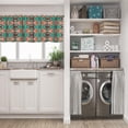thumbnail image 5 of LALILO Kitchen Curtain Valance Geometric Ethnic And Tribal Rod Pocket Window Curtain 52"x 18" Set of 2, 5 of 5