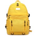 thumbnail image 2 of UJNDER Kids Students Nylon Outdoor Travel Backpack Casual Large Capacity Daypack for Middle School and Everyday Adventure Use,Yellow,Large, 2 of 8