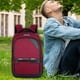 thumbnail image 4 of Mochila Escolar de Lino Elegante, Diseño de Alta Capacidad, Correas Ajustables, Puerto de Carga Usb, Espalda Ventilada, Ideal para Viajes Al Aire Libre, Regalo para Estudiantes, 44 X 30 X 18 Cm., 4 of 7