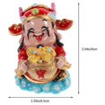 thumbnail image 2 of Resin Home Decor Fortune God Figurine Decorations Lucky God Figure Household Ornament, 2 of 2