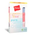 thumbnail image 4 of Hanes Girls' Pure Comfort Microfiber Brief, 5+1 Bonus Pack, 4 of 7