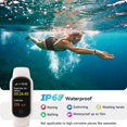 thumbnail image 3 of Reloj rastreador de actividad física TOOBUR Band 8 Heart Rate IP68, color beige, 3 of 7