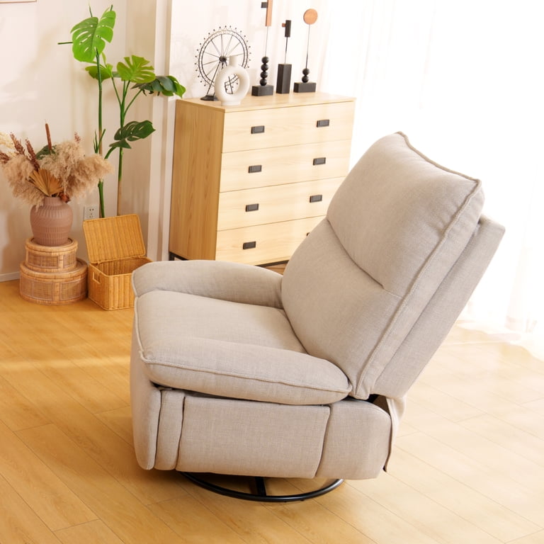 FlexiSpot, Manual Swivel Recliner Chair, Oversize 39.4