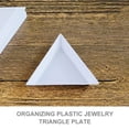 thumbnail image 3 of SHOWERORO 20Pack Plastic Triangle Tray For Rhinestones Organizing Rhinestones Jewelry Tools Crafting, 3 of 8