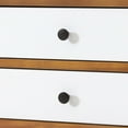 thumbnail image 3 of GDF Studio OkiOki Mid Century Nightstand, Natural Oak and White, 3 of 7