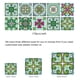 thumbnail image 5 of Azulejo de pared Vinilo Flor Etiqueta de pared Mural Calcomanía para azulejos Etiqueta autoadhesiva impermeable para azulejos, MZ-2-138, Grande Eigraketly HA002473-141, 5 of 6