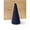 Royal Blue, variant on Aximioll Christmas Silver Braided Yarn Cone Tree 4.7 in Small, Hand-Coiled Braided Cotton Cord and Stable Flat Base, Seasonal Cone Tree Statue for Bookshelf and Tiered Tray