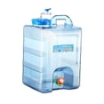 thumbnail image 3 of Water Container Water Bottle Carrier Water Storage Water Jug for RV BBQ Survival 24L, 3 of 8