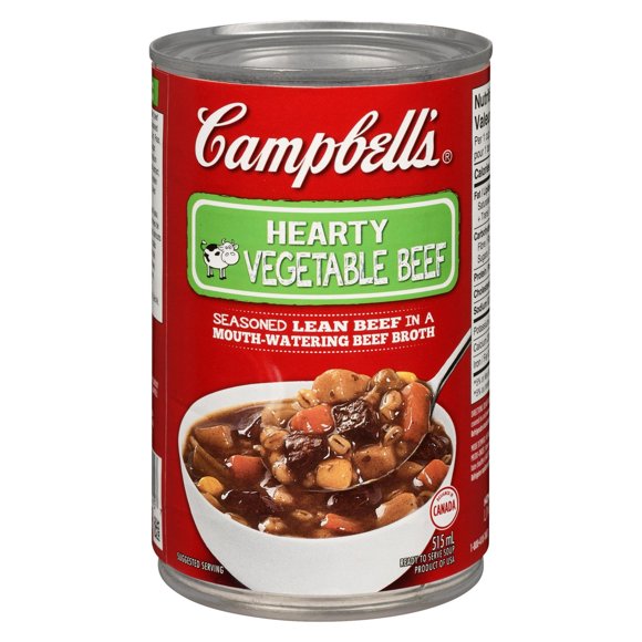 Campbell's® Ready to Serve Hearty Vegetable Beef Soup, Shelf Stable
