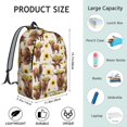 thumbnail image 5 of Highland Cow and Sunflower Print Backpack for School, Cute School Bag with Adjustable Shoulder Straps and Padded Back, 15.7"x11.8"x5.5", 5 of 5