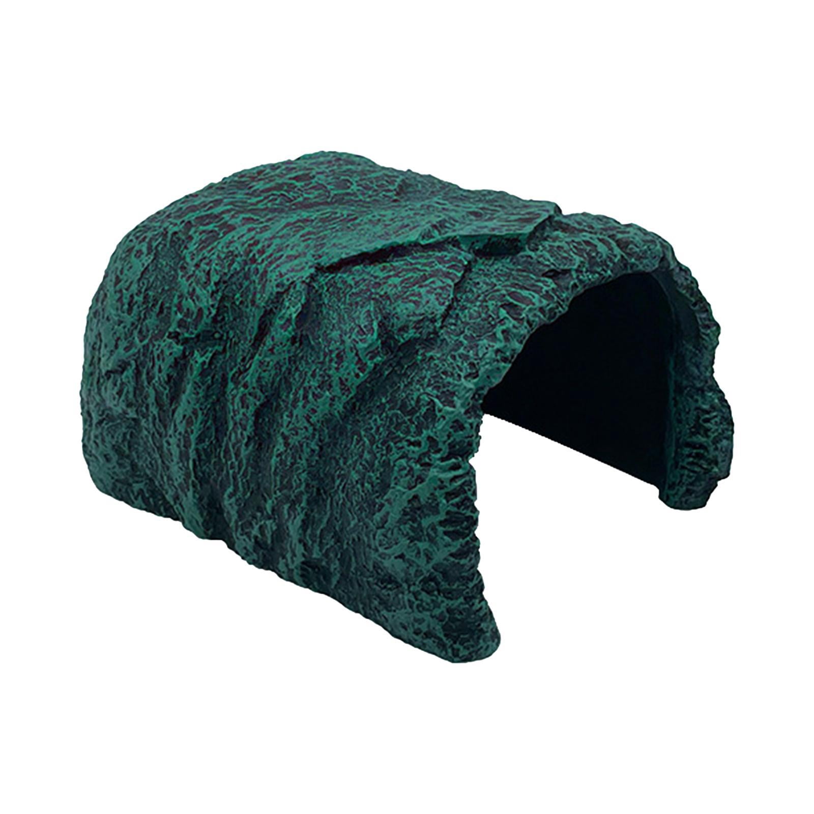 Bothyi Reptile Hideout to Breed Play and Rest Landscaping Decoration Turtle Hide