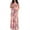 Pink, variant on Dezsed Long Maternity Dresses Women Casual Plus Size Pregnancy Dress V-neck Short-sleeved Belt Printed Maxi Maternity Dress For Women