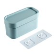 thumbnail image 2 of Caja de almacenamiento multiusos para bolsas de basura, organizador de cubos de cocina, soporte para bolsas de comestibles, soporte para bolsas de Azul Macarena titular de la basura, 2 of 8