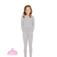 thumbnail image 2 of MISS POPULAR Girls 2-Pack Thermal Waffle Active Base Layer Sets| Long Sleeve Shirt and Pants, 2 of 5