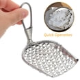 thumbnail image 3 of BESTYASH Raspador De Acero Inoxidable Para Cocina Doméstica Uso En Fideos Y Gelatina, 3 of 6