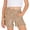 Coffee, variant on Ticikt Kids Summer Plaid Bubble Shorts, Lightweight Cotton Ruffle Hem Lounge Shorts for Little/Big Girls 3-12Y,Blue