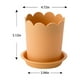 thumbnail image 3 of Maceta de pared moderna con soporte | Maceta colgante para interior y exterior | Macetas de plástico con orificio de drenaje y plato para decoración del hogar, balcón y jardín, 3 of 7