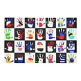 thumbnail image 2 of RYLABLUE flags in the hands of kids Non-Slip Bath Rug Bath Mat Rug Doormat 30x18 inches, 2 of 3