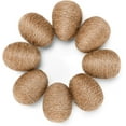 thumbnail image 6 of Dalrosia 8PCS Linen Rope Easter Eggs, Rustic Brown Decorative Eggs for Spring Easter Basket Fillers, Party Centerpieces Decorations Table Setting, 6 of 6