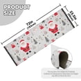 thumbnail image 5 of Yayeee Runner Rug for Bedroom 2'x6' Machine Washable Hallway Non Slip Mat, Gray Christmas Santa, 5 of 8