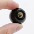 thumbnail image 4 of Ball Lever Knob - 10pcs M6*25mm Insulator Handle Black Bakelite Ball Knob Female Thread Round Copper Nut Universal Machine Tool Accessories-1, 4 of 5