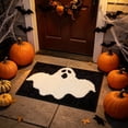 thumbnail image 6 of Kugisaki Halloween Plush Flocked Doormat Cute Ghost Shaped Floor Mat Non-Slip Rugs for Home Livingroom Bedroom Decor, 6 of 6