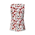 thumbnail image 5 of Lsque Red Food Printed Workout Tank Tops for Women, Athletic Sports Tank Tops, Compression Sleeveless Dry Fit Shirts,Sleeveless Yoga Shirt-Medium, 5 of 9