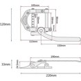 thumbnail image 2 of Unidad de trémolo KAIYANG para guitarra Puente vibrato Cordal vibrato eléctricas Tele SG LP ETC Dorado, 2 of 4