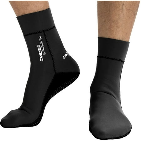

Cressi Ultra Stretch Socks 1.5mm Black XL (Black Medium)