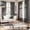 Grey, variant on 4pcs Burlap Linen Blackout Curtains For Living Room/Bedroom, Back Tab Faux Linen Textured 100% Blackout Drapes, Thermal Insulated Privacy Protection Farmhouse Window Curtains