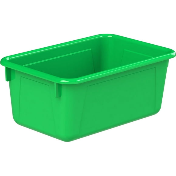 Storex Small Cubby Bin, Classroom Green, 5-Pack