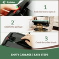 thumbnail image 5 of Eyliden New Upgrade Manual Carpet Sweeper with Extra Replaceable Roller Brush, L size, Green, 5 of 7