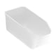 thumbnail image 2 of Caja de almacenamiento de plástico | Cesta organizadora abierta para cocina y hogar | Beige, blanco, transparente | Juego de 1 pieza para aperitivos, condimentos y artículos diversos, 2 of 6