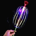 thumbnail image 6 of 1 PC Random Style Rainbow Twirler Stick Party Wand Rave Toy for Festivals, 6 of 8