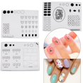 thumbnail image 4 of Nail art practice almohadilla de silicona para de uñas transferencia de 3 shamjiam Estera del silicón del arte del clavo, 4 of 6