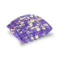 thumbnail image 5 of Purple Abstract Pattern 20x20in 2-Piece Cotton Fleece Throw Pillow Covers, Shrink Resistant, Hidden Zip, 5 of 6