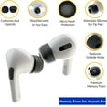 thumbnail image 3 of JFBUJC Memory Foam Tips For Apple Airpods Pro Eartips Ear Buds Large Medium Small Replacement Cushion Accessories, 3 of 3