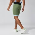 thumbnail image 4 of Pantalones cortos deportivos elásticos de cintura alta para correr y levantar caderas, de nylon, para hombre., 4 of 8