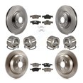 thumbnail image 1 of Transit Auto Front Rear Wheel Bearings Disc Brake Rotors and Ceramic Pads Kit (10Pc) for Car Mercedes-Benz ML350 ML320 ML500 R350 - Left Right Side (Driver Passenger) KBB-117407, 1 of 11