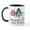 White/Black Inside, variant on CafePress - 70Th Anniversary Owls Mug - 11 oz Ceramic Mug - Novelty Coffee Tea Cup
