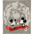 thumbnail image 1 of Mickey Mouse Silk Touch Throw Blanket, 50" X 60", Spell Of Love, 1 of 5
