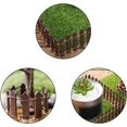 thumbnail image 5 of Valla de jardín en miniatura, valla decorativa de madera, diseño flexible para suculentas y macetas, valla de jardín en miniatura de madera resistente y duradera, 5 of 5