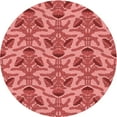 thumbnail image 1 of Ahgly Company Machine Washable Indoor Square Transitional Red Area Rugs, 3' Square, 1 of 7
