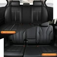 thumbnail image 4 of JIAMAOXIN Universal Waterproof Leather Seat Covers for Cars, Auto Protectors Fit for Most Sedans SUV Pick-up Truck (5 Seats,Black), 4 of 5