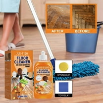 Byujiro Floor Cleaner, Multi-Purpose Floor Cleaner for Wood, Tile, Laminate & Vinyl, Eliminates Dirt, Stains & Residue, Leaves Fresh Shine & Clean Scent (3.38 oz)